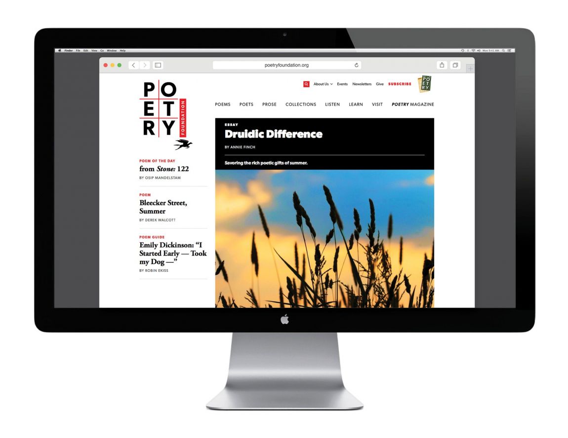 美國詩歌基金會vi視覺形象設(shè)計，千變?nèi)f化