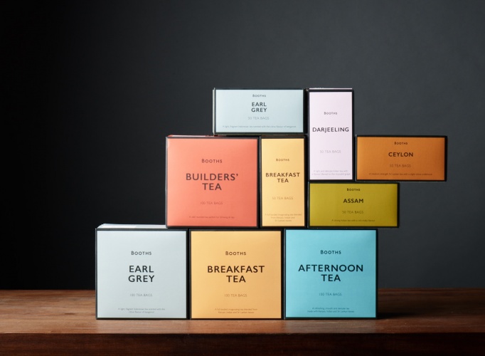 貨架陳列茶葉零售產(chǎn)品包裝設(shè)計，簡約現(xiàn)代